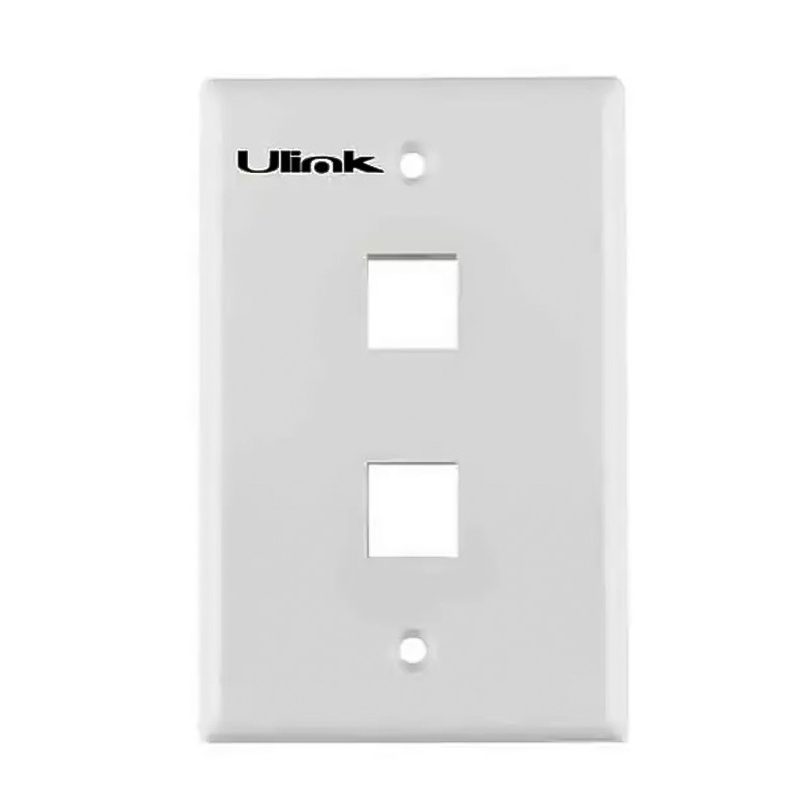 placa-frontal-doble-ulink-01 Faceplate Doble RJ45