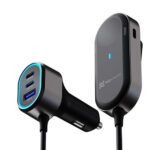 Cargador de auto con extensión USB C 6 puertos 100W - Imagen 4