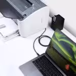 Cable USB C a impresora 3.0 Plug-B - Imagen 2