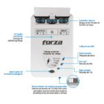 Protector de voltaje 6600W 30A 4HP bornera temp 220V - Imagen 5