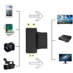 Adaptador Micro / Mini HDMI macho a HDMI hembra - Imagen 6