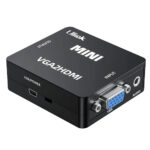 Adaptador VGA a HDMI con audio 1080p