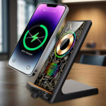 Cargador inalámbrico celular con soporte Qi 15W - Imagen 3