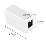 Copla RJ45 Cat 5e Extensión cable red blanca - Imagen 2