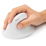 Mouse vertical inalámbrico blanco bluetooth y 2.4Ghz - Imagen 2