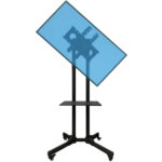 Pedestal TV móvil vertical y horizontal 32 a 65 pulgadas (KM-1500)
