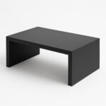Alzador de Monitor Melamina Negra 30x20x10cm