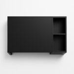 Alzador de Monitor con Organizador Melamina Negra - Imagen 3