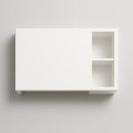 Alzador de Monitor con Organizador Melamina Blanca - Imagen 3