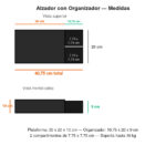 Alzador de Monitor con Organizador Melamina Blanca - Imagen 7