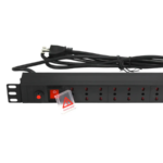 Pdu 12 Enchufes 10/16a Horizontal/vertical Cable 3 Mts - Imagen 2