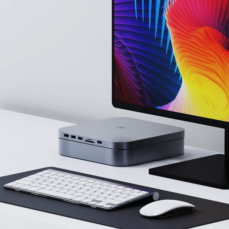 Docking Station USB C Mac Mini cofre SSD Sata - Imagen 3