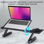 Mesa para Notebook cama plegable con ventilador - Imagen 7