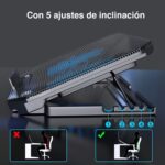Ventilador notebook Base 2 ventiladores NW-638F - Imagen 6