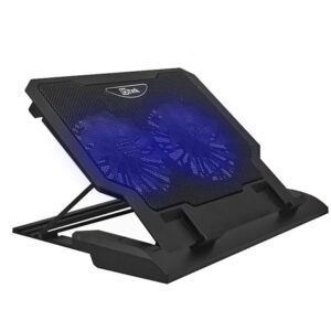 Base ventilador notebook 2 ventiladores ajustable Utek