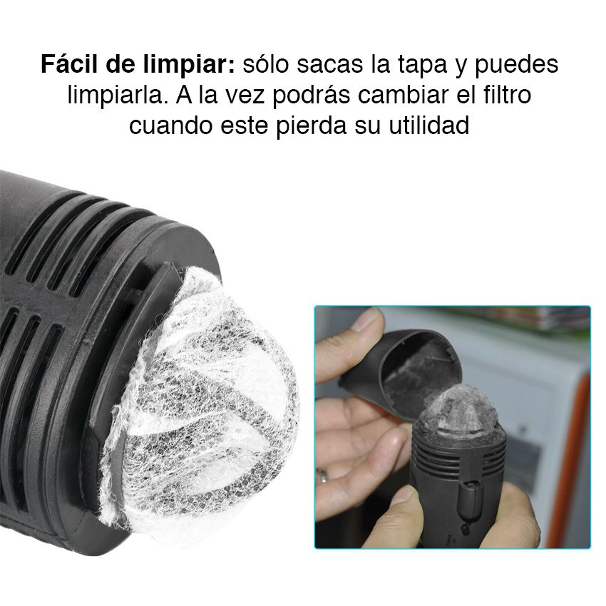 Aspiradora USB para teclado con cepillo y luz - Imagen 7