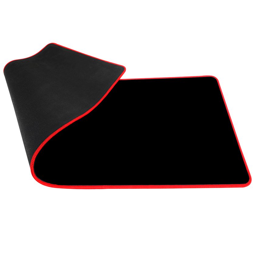 Mouse-Pad-XL-Grande-rectangular-Negro-Borde-rojo|-Netexpertos.cl- Mouse Pad XL Grande rectangular 79 x 30 cms - Imagen 1
