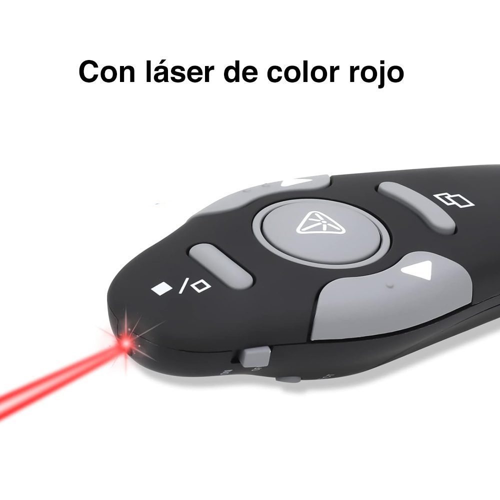 Presentador inalámbrico puntero láser diapositivas - Imagen 7