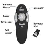 Presentador inalámbrico puntero láser diapositivas - Imagen 4