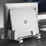 Soporte vertical Notebook Macbook aluminio escritorio - Imagen 2