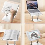 Mesa Notebook soporte libros lectura aluminio - Imagen 4