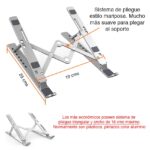 Soporte Plegable Notebook y Mac Aluminio 14" NW-A11 - Imagen 6