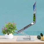 Soporte Notebook Giratorio aluminio ajustable 15.6" - Imagen 5