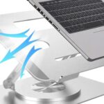 Soporte Notebook Giratorio aluminio ajustable 15.6" - Imagen 4