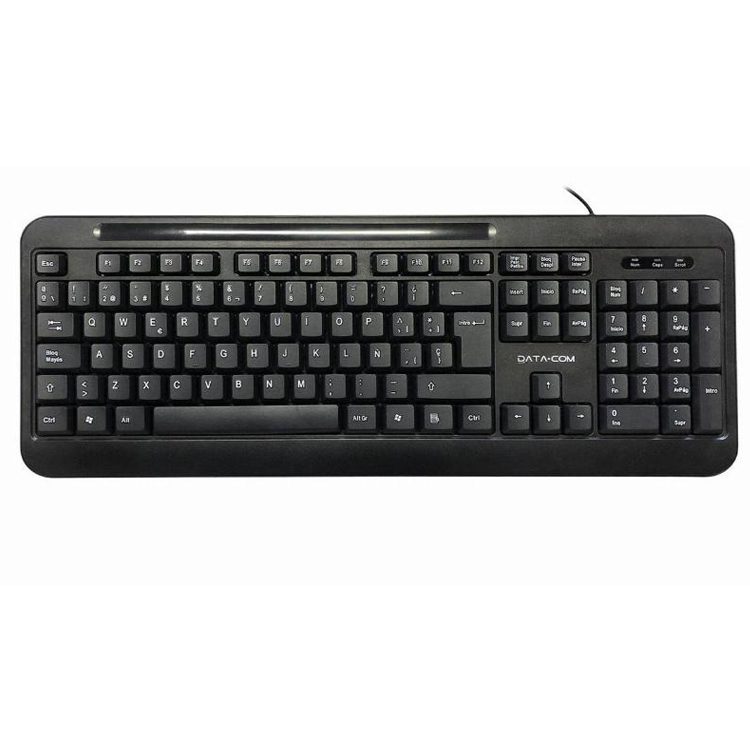 Teclado USB completo PC Notebook Datacom - Imagen 1