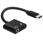 Adaptador USB C a audífonos y cable USB C