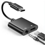 Adaptador USB C a audífonos y cable USB C - Imagen 4