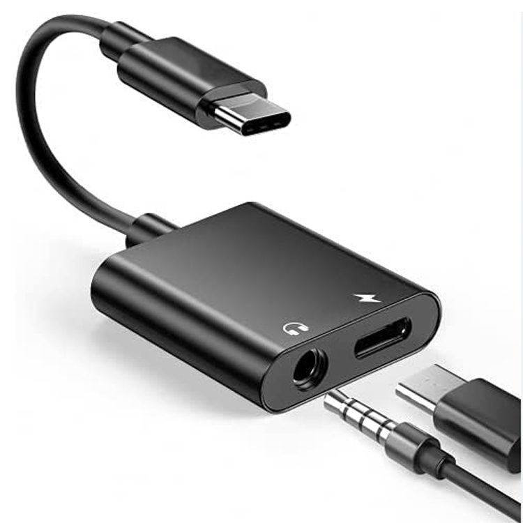 Adaptador USB C a audífonos y cable USB C - Imagen 4