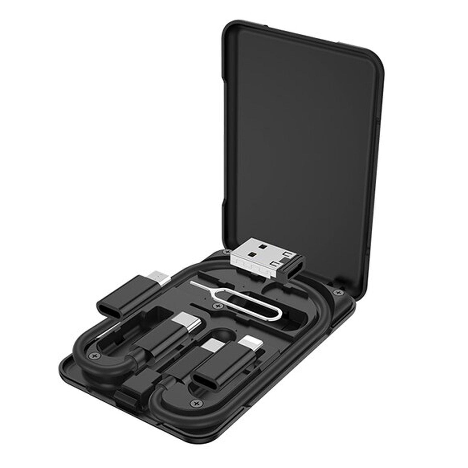 Kit adaptadores celular carga USB Micro y USB C - Imagen 1