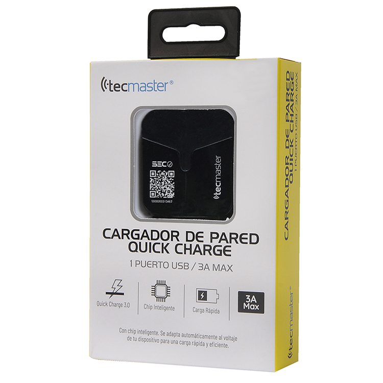 Cargador USB pared carga rápida 3A Certificación SEC - Imagen 3