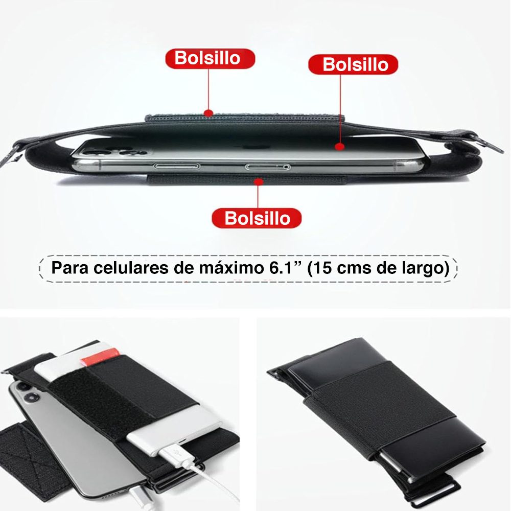 Porta celular cinturón pantalón estuche funda - Imagen 2