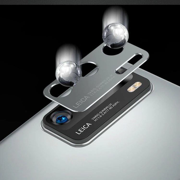 Protector Lente Cámara Huawei P40 Aluminio negro - Imagen 4