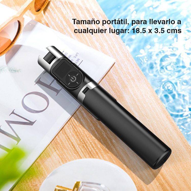 Palo Selfie Tripode Bluetooth celular iPhone Android P70 - Imagen 2