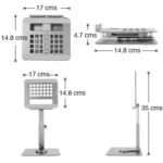 Soporte iPad Pro Air aluminio giratorio ajustable - Imagen 2