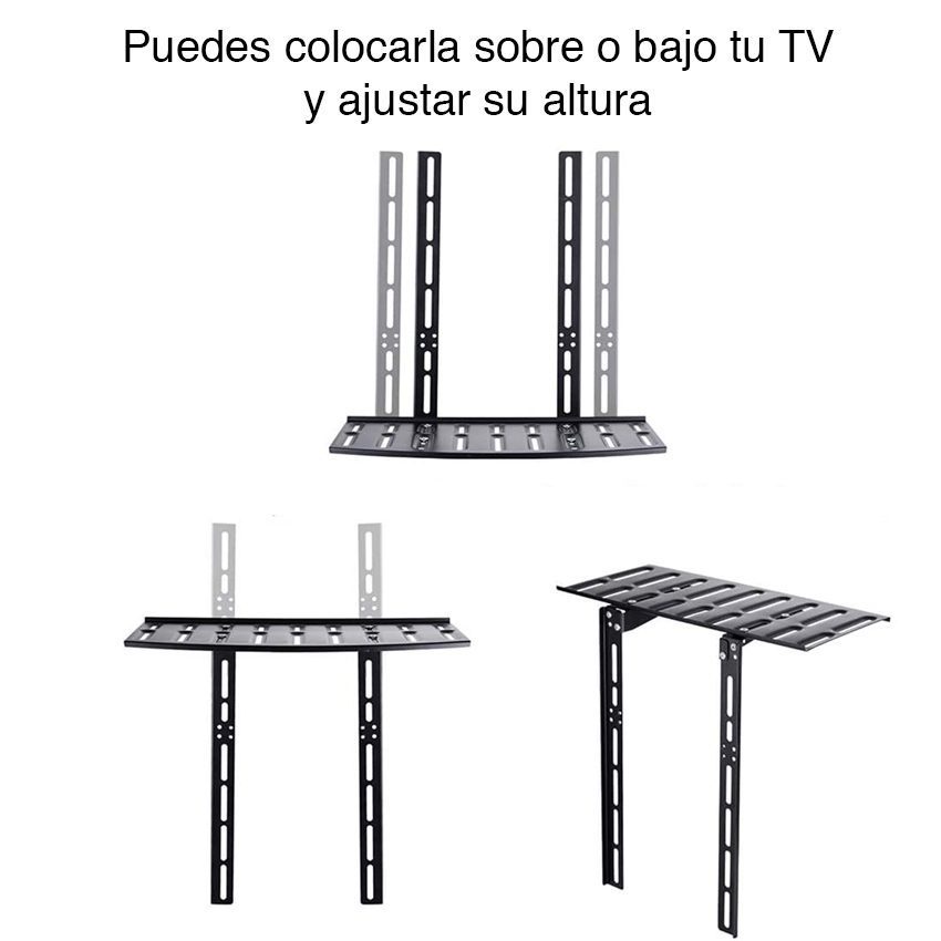 Repisa TV Vesa Soporte Barra Sonido Deco SoundBar - Imagen 2