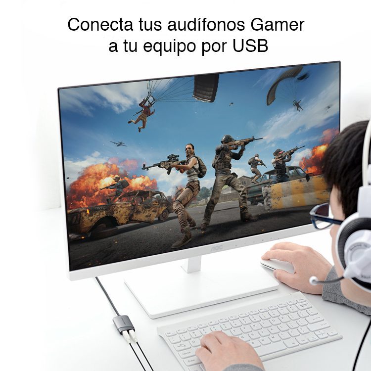 Tarjeta de sonido USB Externa Audio HiFi - Imagen 2