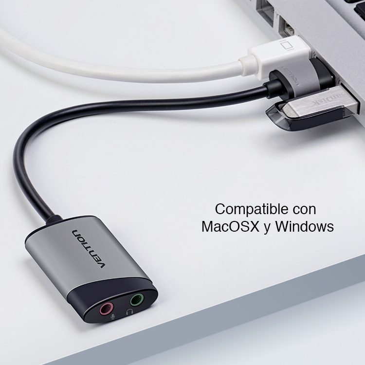 Tarjeta de sonido USB Externa Audio HiFi - Imagen 5