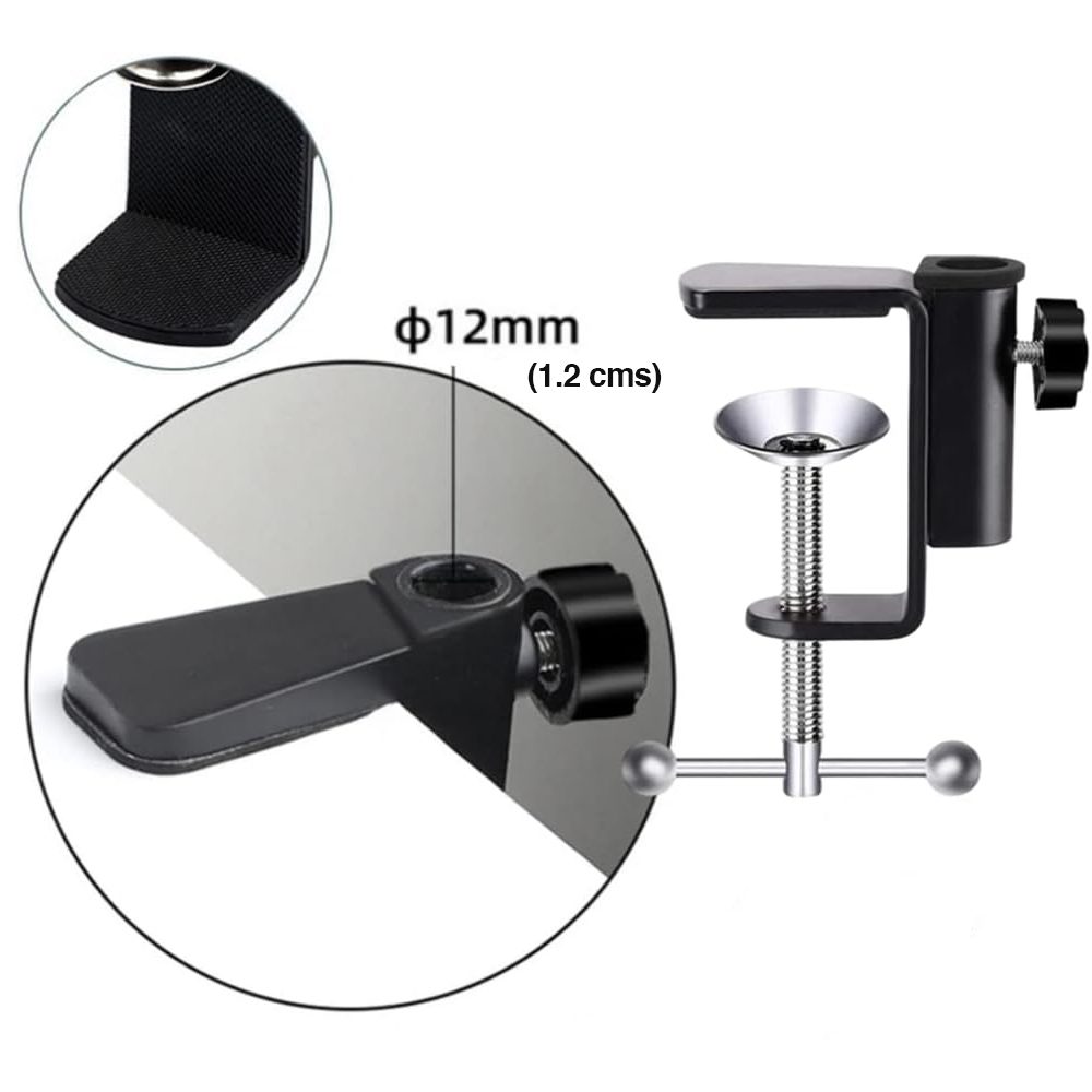 Prensa abrazadera para atril borde escritorio mesa - Imagen 2