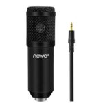 Micrófono condensador Auxiliar y tarjeta sonido USB