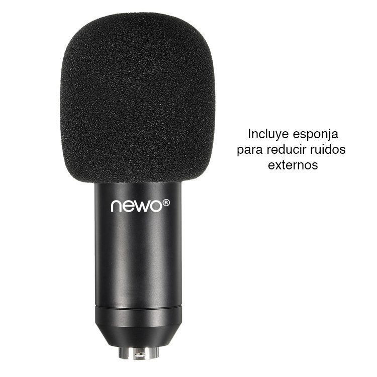 Kit Micrófono condensador USB con atril y antipop - Imagen 5
