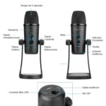 Micrófono Boya PM700 Multipatrón Condensador USB - Imagen 7