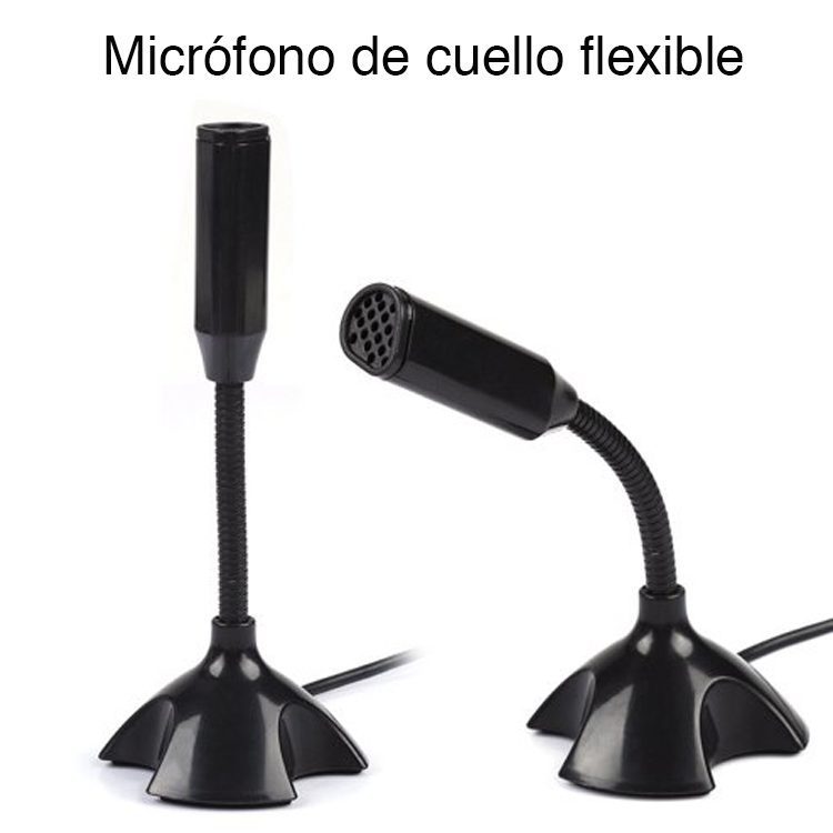 Micrófono USB para PC Notebook Escritorio flexible - Imagen 2