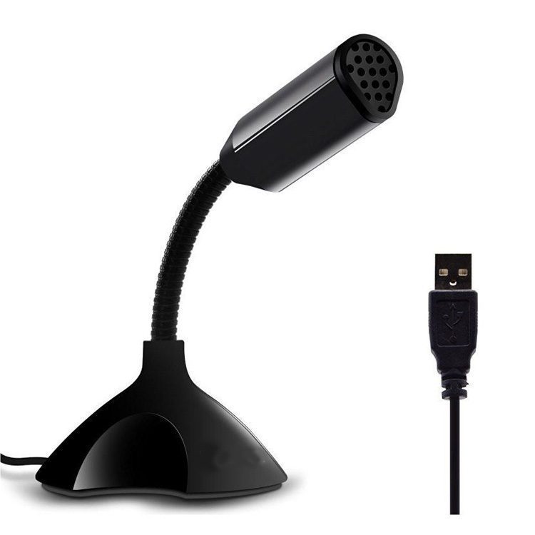 Micrófono USB para PC Notebook Escritorio flexible - Imagen 3