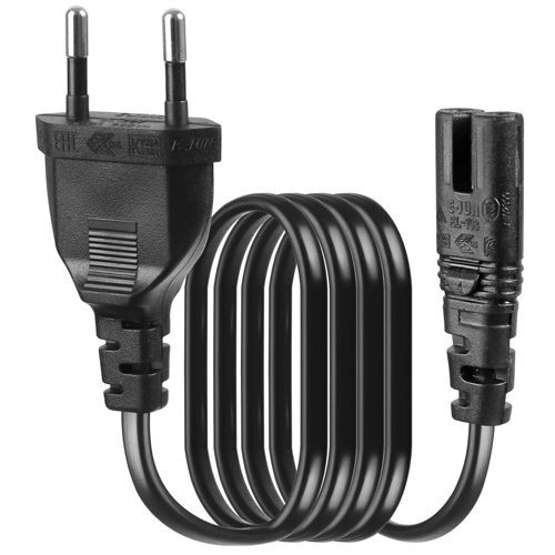 Cable tipo 8 poder corriente 1.8 metros - Imagen 2