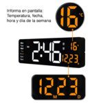 Reloj temporizador de pared fecha temperatura - Imagen 6