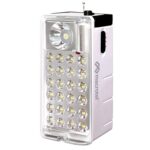 Luz emergencia con radio FM Foco led recargable